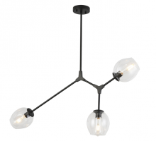 Vinci Lighting Inc. P2069-3BK - Ellen Chandelier Black