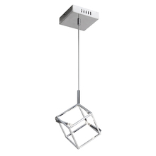 Dainolite CBE-52P-PC - 2 Light Pendant, Cube Frame, Polished Chrome Finish