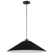 Dainolite PDC-241P-MB - 1 Light Incandescent Pendant, Matte Black