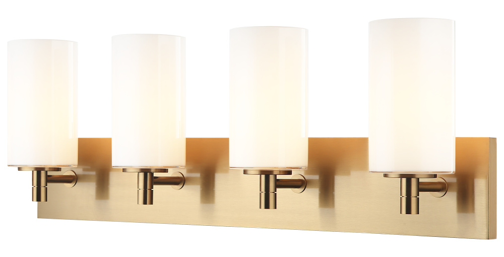 Candela Aged Gold Brass Wall Sconce