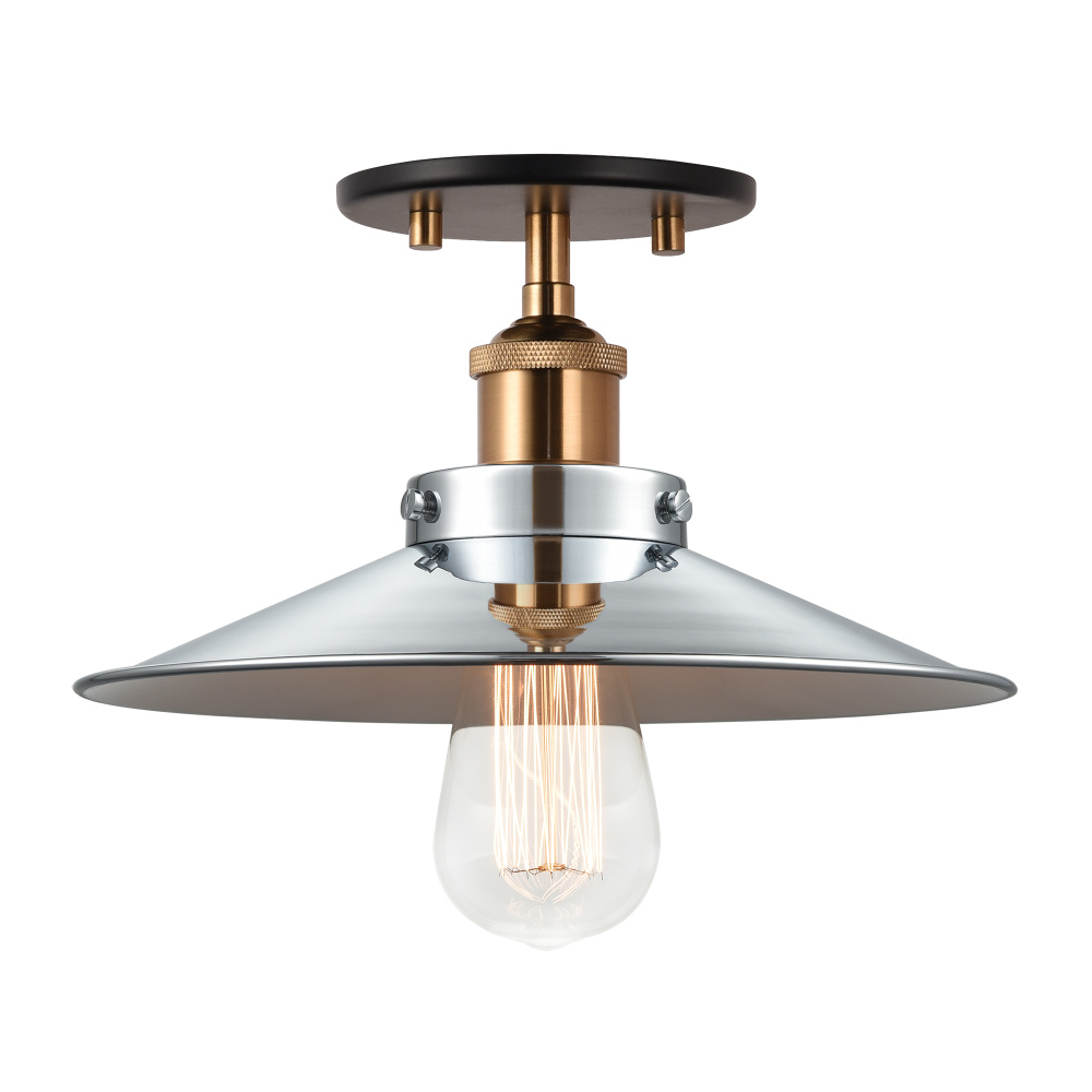Bulstrode's Workshop Aged Gold Brass Ceiling Mount