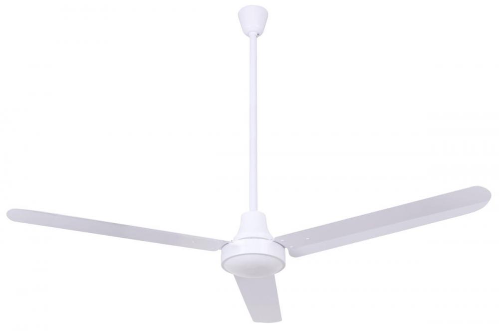 Industrial DC Fan, CP56D1136N, 56" Fan, WH Color, 36" Downrod, Downrod Mount, HIGH PERFORMAN