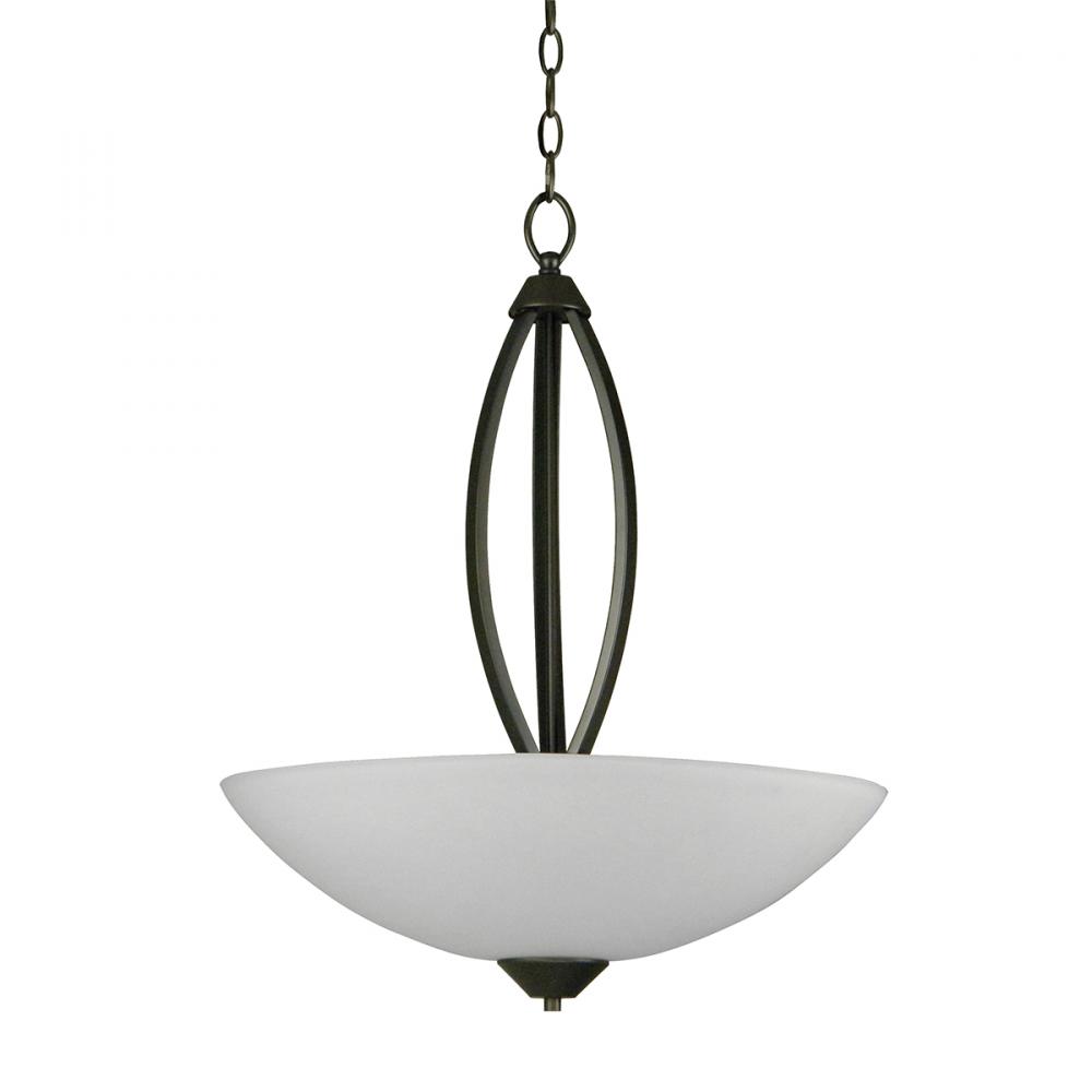 3 Light Bowl Chandelier