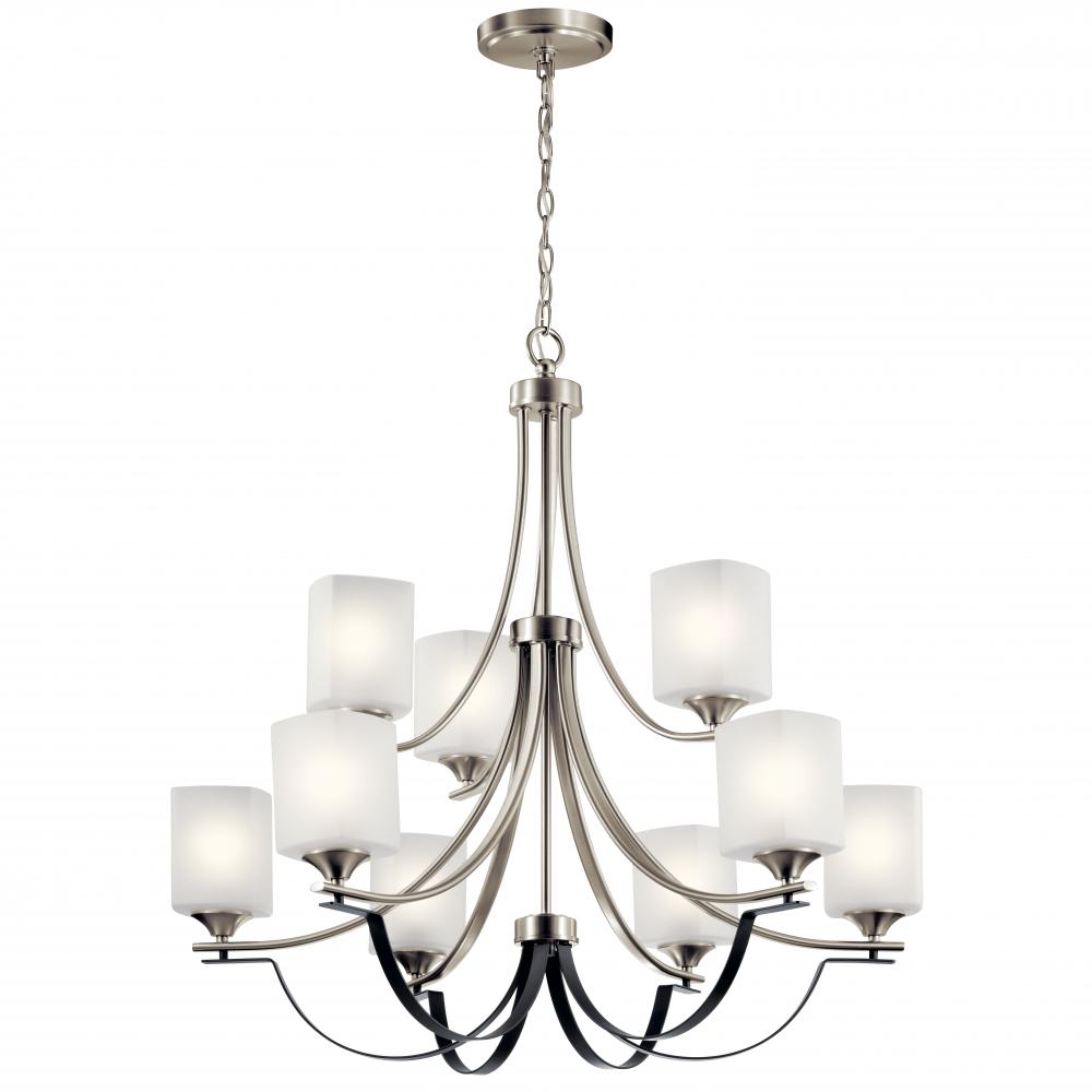 Tula™ 9 Light Chandelier Brushed Nickel