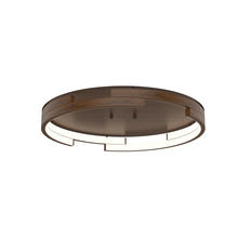 Kuzco Lighting Inc FM52719-WT - Anello Minor 19-in Walnut LED Flush Mount