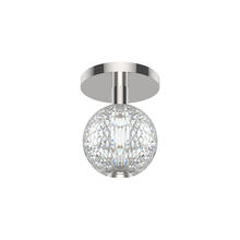 Alora Lighting FM321201PN - Marni 5-in Polished Nickel LED Flush Mount