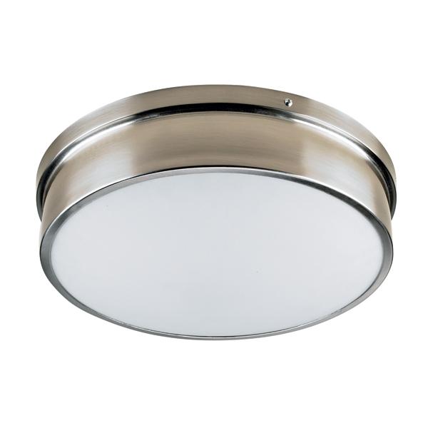 Lunette Flush Mount Brushed Chrome