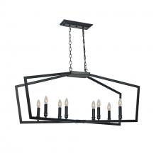 Russell Lighting 404-642/BLK - Hastings Chandeliers Black