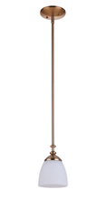 Craftmade 53791-SB - Marlowe 1 Light Mini Pendant in Satin Brass